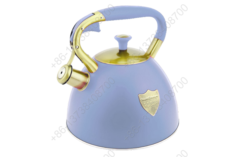 3L Stainless Steel Whistling Tea Kettle,Cool Touch Ergonomic Handle,Unique Button Control