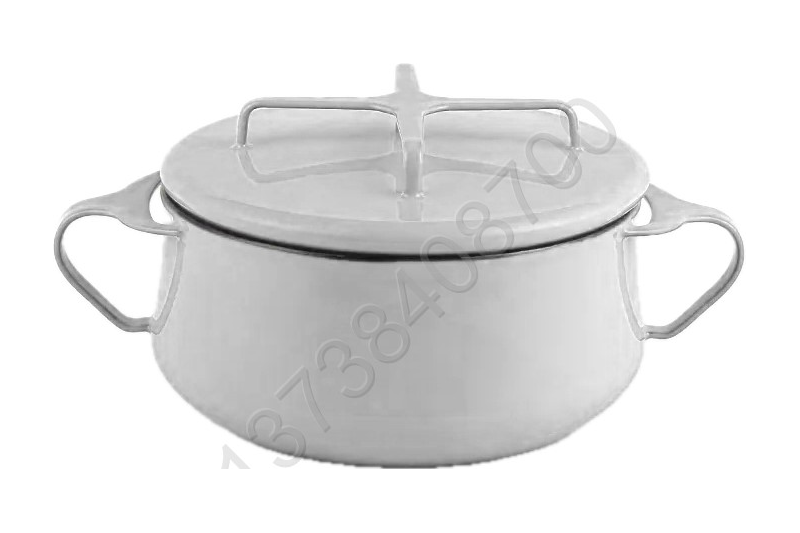 20cm/24cm European Style Colorful Enamel Coated Cookware Pot With Enamel Cover And Enamel Handles