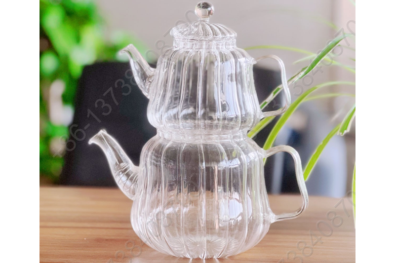 Hot Sale High Borosilicate Heat Resistant Glass Teapot Kettle Set