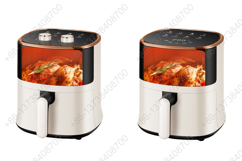 Household Led Touch Screen Air Fryer Air Cooker Air Fry Electric Deep Fryer Oven Smart Air Fryers With Independent Baskets