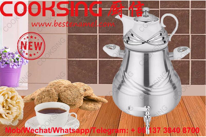 0.75L Porcelain Teapot +6.0L Stainless Samovar